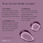 MEDIX Retinol Body Lotion + 20% Vitamin F Serum Booster Moisturizer 2PC Skin Care Set | Crepey Skin Care Treatment | Retinol Body Cream Targets Appearance Of Sagging Crepe Skin & Wrinkles, 2PC Set