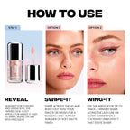 Sacheu Liquid Eyeshadow STAY-N Longwear Eye Makeup — Buildable Highly Pigmented & Blendable Eye Shadow Cream in Matte & Shimmer Finishes, Sun-LIT