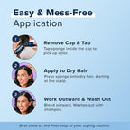 TRUHAIR Color & Conceal Waterproof Root Touch Up Hair Color Concealer - Hair Cover up for Gray Coverage and Hairline Filling - 11 Hair Colors Available (Dark Brown)