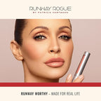 Runway Rogue Silk Glam Liquid Lipstick, Long Wear Frosted Pale Golden-Nude Lipstick, ‘Couture’