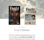 Fazit Makeup Patches - Silver Speckles - Glow Up Make-Up Patches - Cute Glitter Makeup Accessories for Women - Cosmetic Glitter for Face