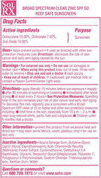 SolRX MINERAL+ SPF 50 Mineral Sunscreen with Zinc Oxide – Reef Safe, Broad Spectrum UVA/UVB Protection, Water Resistant Sunblock for Face & Body