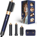 & HR-01 Multifunctional Hair Styler (3+2+2+1) 8-in-1 Integrated Functions: Negative Ion Hair Dryer, Hot Air Styler - No Heat Damage, Quick Drying, Straightening, Curling & Volumizing