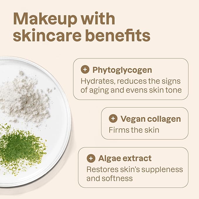 ATTITUDE Oceanly Sheer Lip Gloss Stick, EWG Verified, Titanium Dioxide-Free, Vegan Makeup & Beauty, Cruelty-Free, Plastic-Free, Ginger, 0.12 Ounces