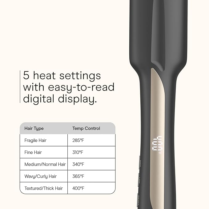 Infiniti PRO CONAIR Tension Control Straightening Brush, Heated Hair Brush with Tension Control Holds Hair in Place, Ionic Technology Adds Shine and Reduces Frizz, Gray