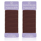 Small Hair Ties, Elastics Damage-free No Pull Ponytail Holders Braided Styling Bands for Women Girls Thin Fine to Medium Hairtie Accessories 2mm 80 Pieces (Auburn)