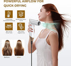 Hair Dryer Brush 5 in 1, Blow Dryer Brush Set with Air Curler Wrap Hair Styler, Negative Ionic Blow Dry Brush, Detachable Hair Tool for Curling, Volumizer,Straightener,Drying