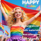 8Pcs Face Makeup Patches, Glitter Freckles Face Tattoo for Teenagers & Young Women, Sparkle Freckles Makeup Patches, Waterproof Face Glitter Freckles for Christmas (8PcsE Rainbow)