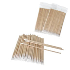 200 Pcs Microblading Cotton Swabs, Pointed Cotton Swabs with Bamboo Sticks for Makeup, Nail Polish, Tattoo Touch Ups, Crafting and Beauty Detail, Lint-Free, 4 Inch