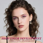 Shadow Liner 2in 1 Eyeliner Eyeshadow,Shadow Liner Duo Plum,2-in-1 Eye Makeup Eyeliner +Eyeshadow,Waterproof,Smooth,Easy to Color(Champagne+Purple)