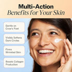 LilyAna Naturals Eye Cream for Dark Circles and Puffiness, Under Eye Cream for Wrinkles and Bags, Anti Aging - helps Improve Dryness; for Sensitive Skin - 1.7 oz - Made in USA