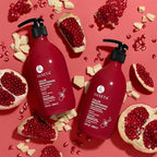 Luseta Red Hair Shampoo & Conditioner Set for Color Treated, Sulfate and Paraben Free for Copper Brightening, Strengthening Follicles With Pomegranate Extract 2 x 16.9oz