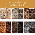 Authentic Mulberry Silk Skinny Hair Match Scrunchies for Women, Anti Breakage Hair Ties for Curly Thick & Thin Hair, 100% Silk for Buns, Sleep & Ponytail, Honey/Deep Bronde (4 Pack)