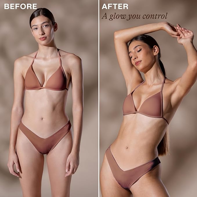 Self Tanning Mitt Applicator Set – 3-in-1 Velvet Mitts, Exfoliating Glove & Face Body Tanner Mitts for Streak-Free Tan, Reusable Self Tanner Mitt Kit for Lotion, Mousse & Spray