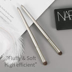 Natural Pony Hair Eye Shadow Brush by ENZO KEN, Medium Smudge Eyeshadow Brush, Shader Eye Shadow Brush, Eye Smudge Brush, Single Eyeshadow Brush, Eye Brushes, Eyeshadow Blending Brush. (Gold, E203M)