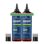 Botanic Hearth Rosemary Oil for Hair Growth | Strengthening Biotin, Jojoba, Castor Hair Growth Oil for frizzy hair | Dry, Damaged Scalp Treatment | Color Safe | All Hair Types | 6.7 Fl Oz (2 Pack)