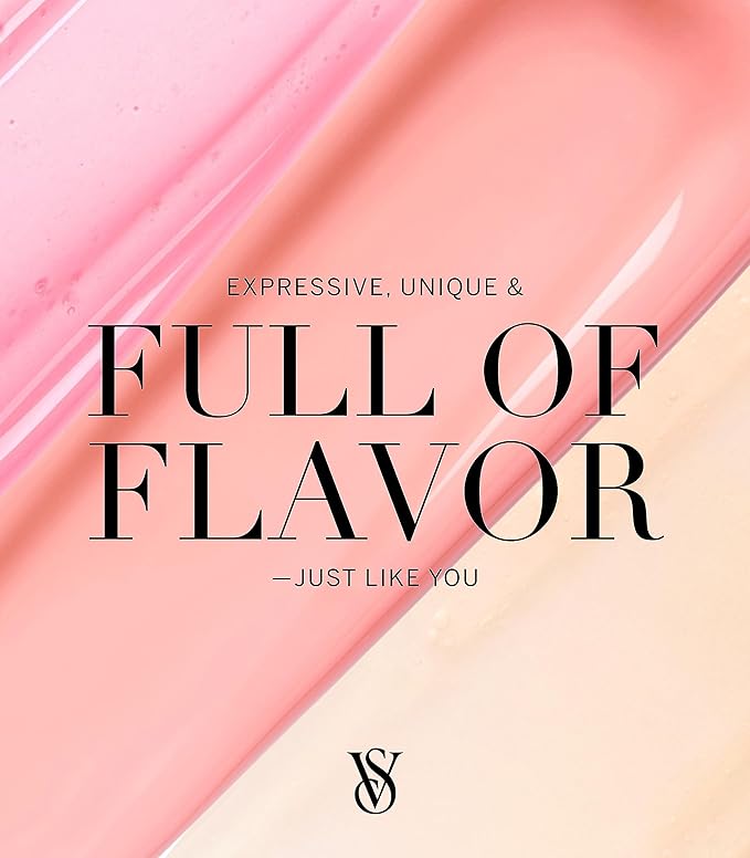 Victoria's Secret Lip Gloss Gift Set, Flavor Favorites, Flavored Lip Gloss Set for Women, Includes 5 assorted Lip Glosses