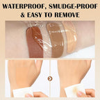 Waterproof Leg & Body Makeup Cream with Puff, Transfer-Resistant Full Coverage Concealer for Tattoos, Scars & Varicose Veins, Long-Lasting Natural Finish Foundation for All Skin Tones, 03