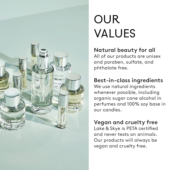 Lake & Skye 11 11 Eau de Parfum Discovery Set, 6 Spray Perfume Trial Set, Travel-sized Pack, Unisex, 6 Scents, Fragrance Sampler Gift Set, Long Lasting Fragrance, Sample