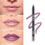 OFIR Longwear Demi-Matte Lip Pencil | Smudge-Proof, Easy Glide, Hydrating, Long-Lasting Color | Go There! - Muted Purple Lip Liner Pencil | 0.042 OZ