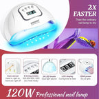 JODSONE Gel Nail Polish Kit with U V Light 32 Colors Gel Polish Set Soak Off Nail Kit Nail Art Salon or Home DIY Manicure Tools Gifts for Women