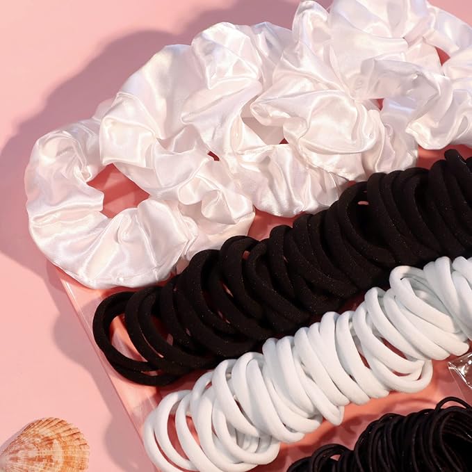 YANRONG 755PCS Hair Accessories for Woman Set Seamless Ponytail Holders Variety Hair Scrunchies Hair Bands Scrunchy Hair Ties 759 Piece Set