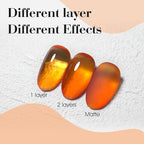 CANNI 6 Colors 9 ML Hema-Free Jelly Brown Gel Nail Polish Set, Dark Chocolate, Light Brown, Glossy, Non-Toxic, LED Nail Gel Manicure Kit DIY at Home Salon Gifts