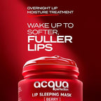 Lip Mask, Overnight Lip Treatment Enriched With Skin Softening Berry and Hydrating Shea Butter, Flaky Dry Lips