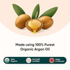 100% Pure, Natural & Organic Moroccan Argan Oil | Lightweight, Non-Greasy & Luxurious Oil | Ideal for all Hair, Skin & Body Types | ECOCERT & USDA Certified Organic | 1.7 fl oz