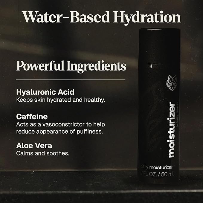 Black Wolf Face Wash and Oil-Free Moisturizer Gel Bundle for Oily Skin, Deep Clean- 2pc Bundle- Charcoal Powder and Salicylic Acid Reduce Acne Breakouts and Cleanse Your Skin- Gift Set for Men