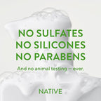 Native Shampoo and Conditioner Contain Naturally Derived Ingredients | All Hair Type Color & Treated From Fine to Dry Damaged, Sulfate & Dye Free - Cucumber & Mint, 16.5 fl oz each (2 pack)