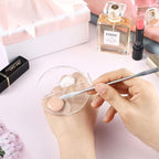 2 Pieces Hand Makeup Mixing Palette Handheld Palette