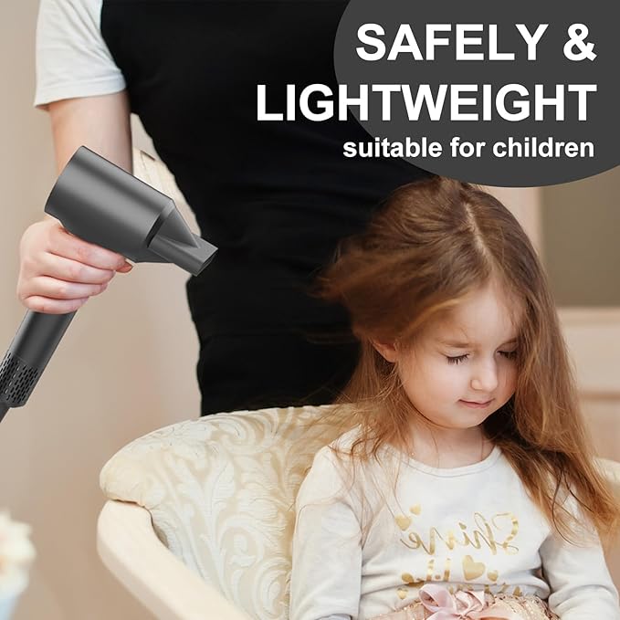 ZPP Hair Dryer, Professional High-Speed Ionic Blow Dryer, 110000 RPM Brushless Motor High Speed Motor for Fast Drying Low Noise Thermo-Control Hairdryer for Travel Women Men