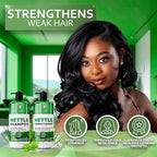 Nettle Shampoo and Conditioner Set - Sulfate Free to Boost Volume - Thickening, Strengthening, Volumizing Formula for Fine and Thinning Hair Women and Men - 16 Fl Oz (Pack of 2)