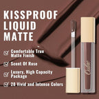 Oulac Matte Liquid Brown Lipstick for Women, Long Lasting Lipstick Waterproof Lip Stain, No Transfer, Creamy High Pigmented Formula with Rose Oil, Vegan & Cruelty-Free M27