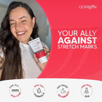 Cicatrissim Red Stretch Mark Cream for Red and Purple Striae - Softens Stretch Marks, Evens Skin Tone, and Firms Skin - All Skin Types - 150g