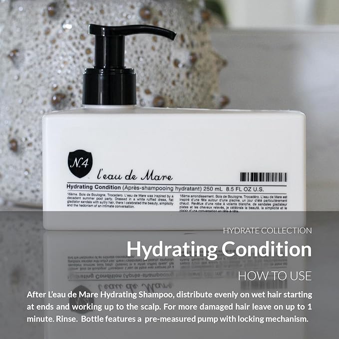 Number 4 Hydrating Hair Conditioner, Moisturizing Deep Conditioner for Dry, Damaged Hair, 8.5 oz