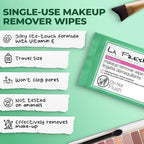 LA Fresh Makeup Remover Wipes with Vitamin E - Make up Remover for Face, Eyes, Lips - Face Travel Essentials - Case of 50ct Makeup Wipes