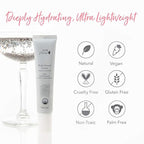 100% PURE Hydra Drench Cream, Daily Face Moisturizer with Hyaluronic Acid, Rose Water, Skin Care for All Skin Types, Natural Face Cream - 1.4 Fl Oz