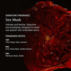 CYKLAR Perfume Oil Roll-On. Travel-Friendly Sex Musk Fragrance with Rose, Tonka Bean, and Musk Notes. Long-Lasting Essential Oil Parfum for Women and Men. 0.5 Fl Oz Scented Rollerball Bottle