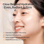 MOTHER MADE Glowing Glass Skin Hydrating Snail Deep Collagen Face Masks 10 EA, with Niacinamide 2%, Vitamin E, Facial Masks for Dry, Sensitive Skin, Kbeauty Essentials, Self Care, Korean Skincare