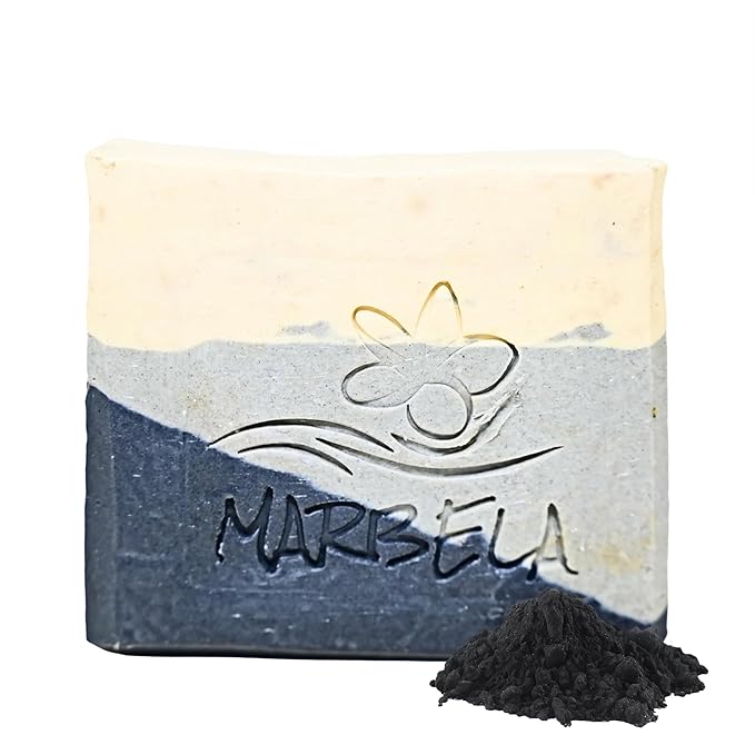 Marbela Cosmetics Stone & Feather Handmade Soap Bar - Made in USA, Vegan Friendly, Palm Oil Free, Natural Bar Soap - Gentle Face & Body Soap for Daily Skin Care, Moisturizing & Nourishing - 3.5 oz