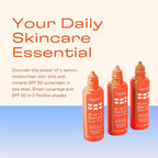 Daybird 4 in 1 Tinted Serum, Tinted Moisturizer and Sunscreen for Face, SPF 50+ Niacinamide, 1 Ounce (light)