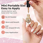 modelones Nail Polish Set 12 Colors Nude Brown Fall Nail Polish Set Champagne Gold Glitter Nail Polish Neutral Nude Pink Shimmer Fall Winter Brown Nail Gifts for Women Girl DIY Salon Home Manicure