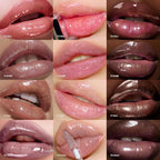 ENTROPY MAKEUP Tulle Lip Gloss, Lightweight 3D Pearl Shimmer, Ultra-Gloss High Shine, Non-Sticky Moisturizing Lip Gloss with Peptide Complex, Robe