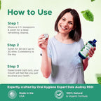 Pack of 3 Ayurvedic Organic Oil Pulling for Teeth and Gums | Refreshing Mint Flavored Oral Rinse Mouthwash | Essential Oils for Bad Breath | Teeth Whitening Pulling Oil & Gum Care Mouthwash-8 FL Oz