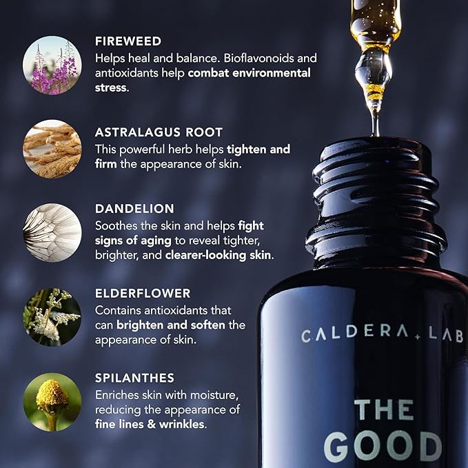 Caldera + Lab Men’s Skincare Set – The Regimen Rich: Cleanser, Moisturizer & Night Serum | Hydrating, Firming & Smoothing | Niacinamide, Clean, All Skin Types