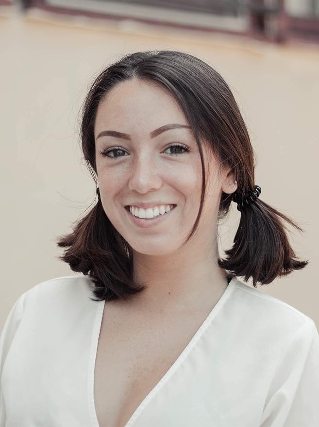 Kitsch Spiral Hair Ties for Women – Black Elastic Hair Ties No Damage, Ponytail Holders for Thick and Thin Hair – Creaseless and Dent-Free Coil | Ideal Gifts for Women - 8pc Set, Black