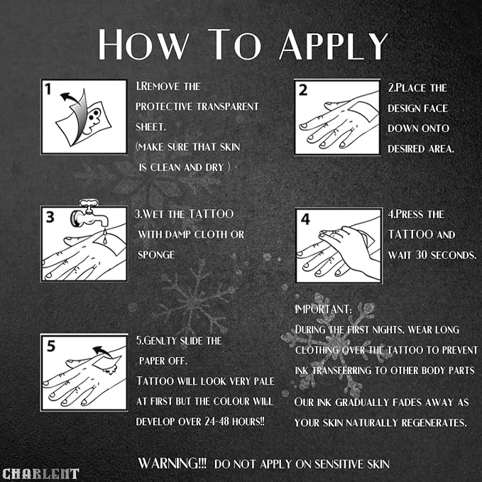 Glitter Snowflake Freckles Face Tattoos - 18 Sheets Waterproof Silver Temporary Makeup Patches for Women Kids Christmas Makeup Accessories