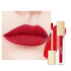 Oulac Red Matte Lipstick for Women, Classic Red Lip Stain Long Lasting Waterproof, No Transfer, Creamy High Pigmented Formula with Rose Oil, Vegan & Cruelty-Free, M02